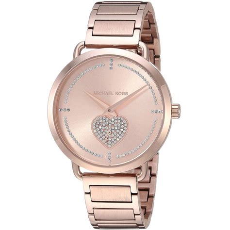 michael kors mk3827|Michael Kors Women's Portia Rose Gold Stainless .